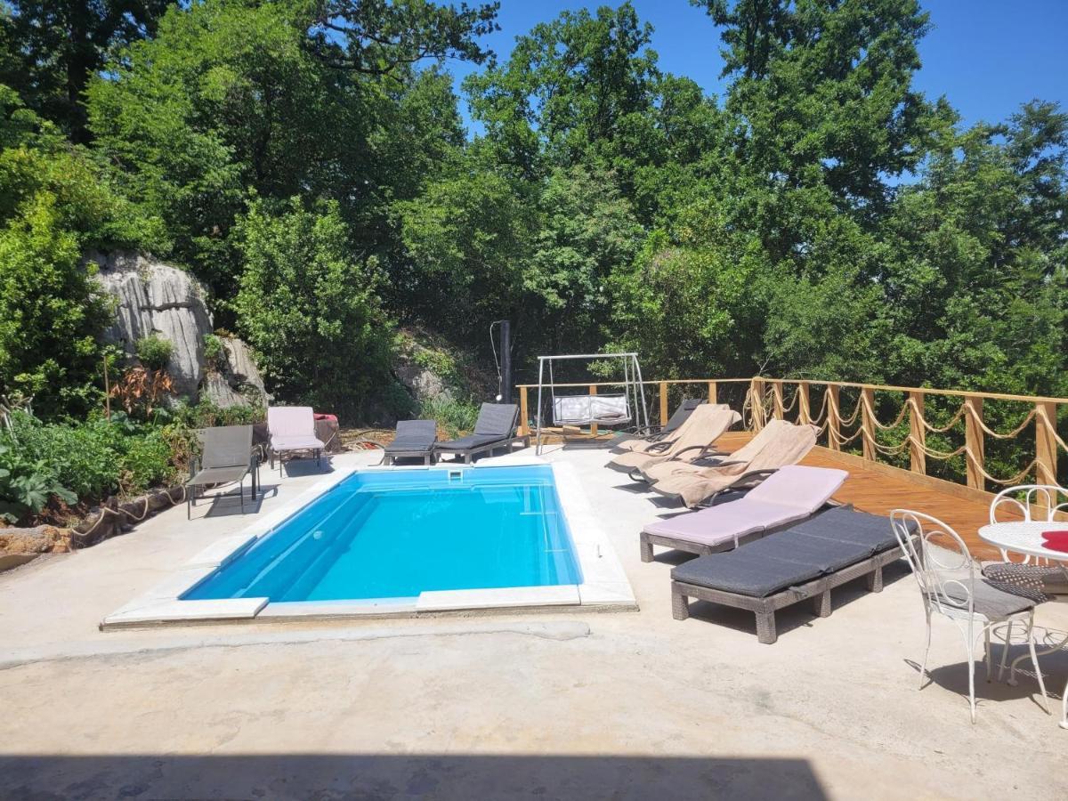 Ferienwohnung Mit Pool Kroatien Mit Meerblick Und Pool Lovran Exteriér fotografie