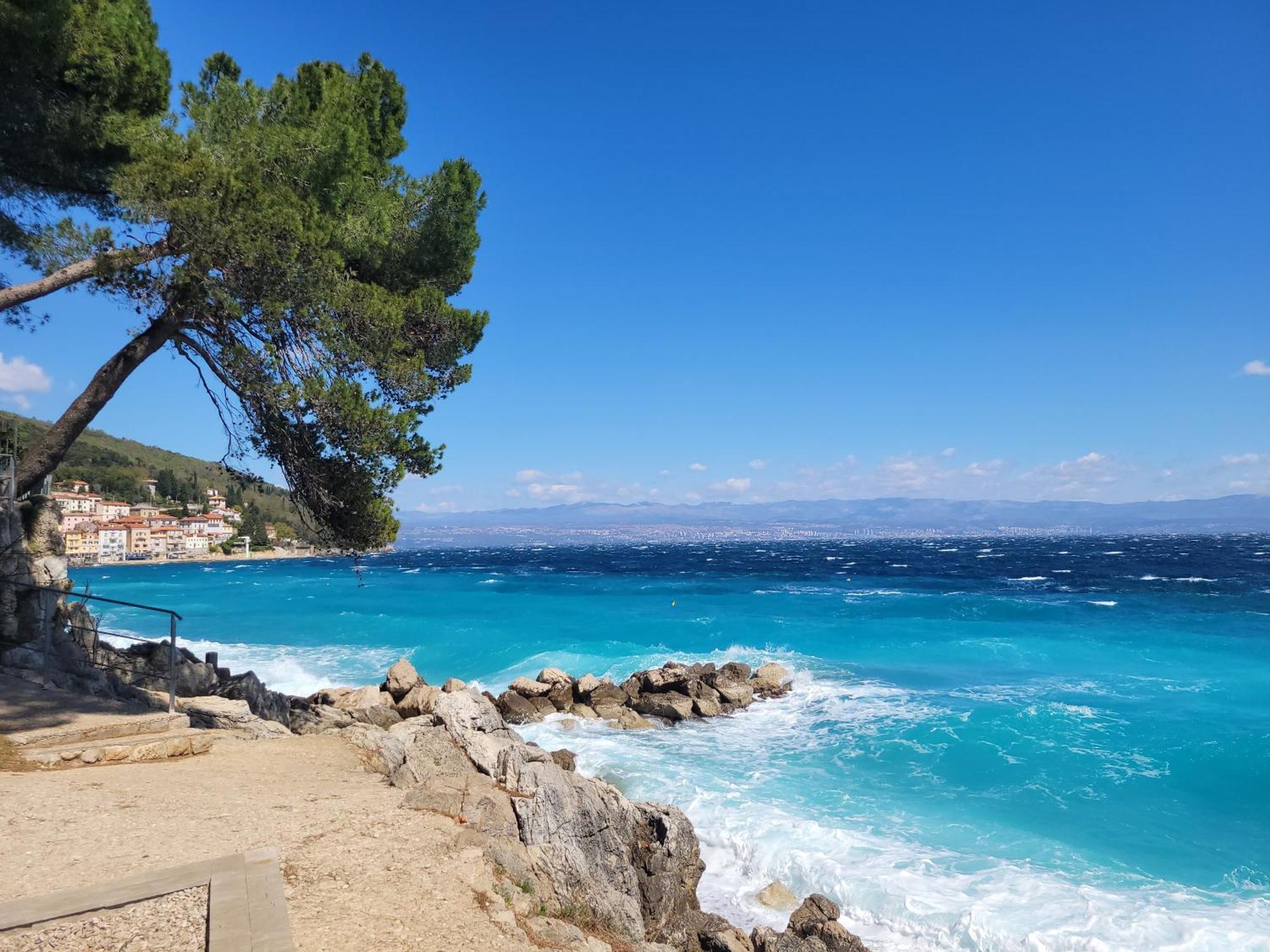 Ferienwohnung Mit Pool Kroatien Mit Meerblick Und Pool Lovran Exteriér fotografie